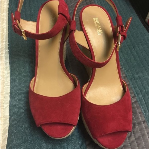 Michael Kors espadrille wedge heel sandals - S 10 - Picture 1 of 6